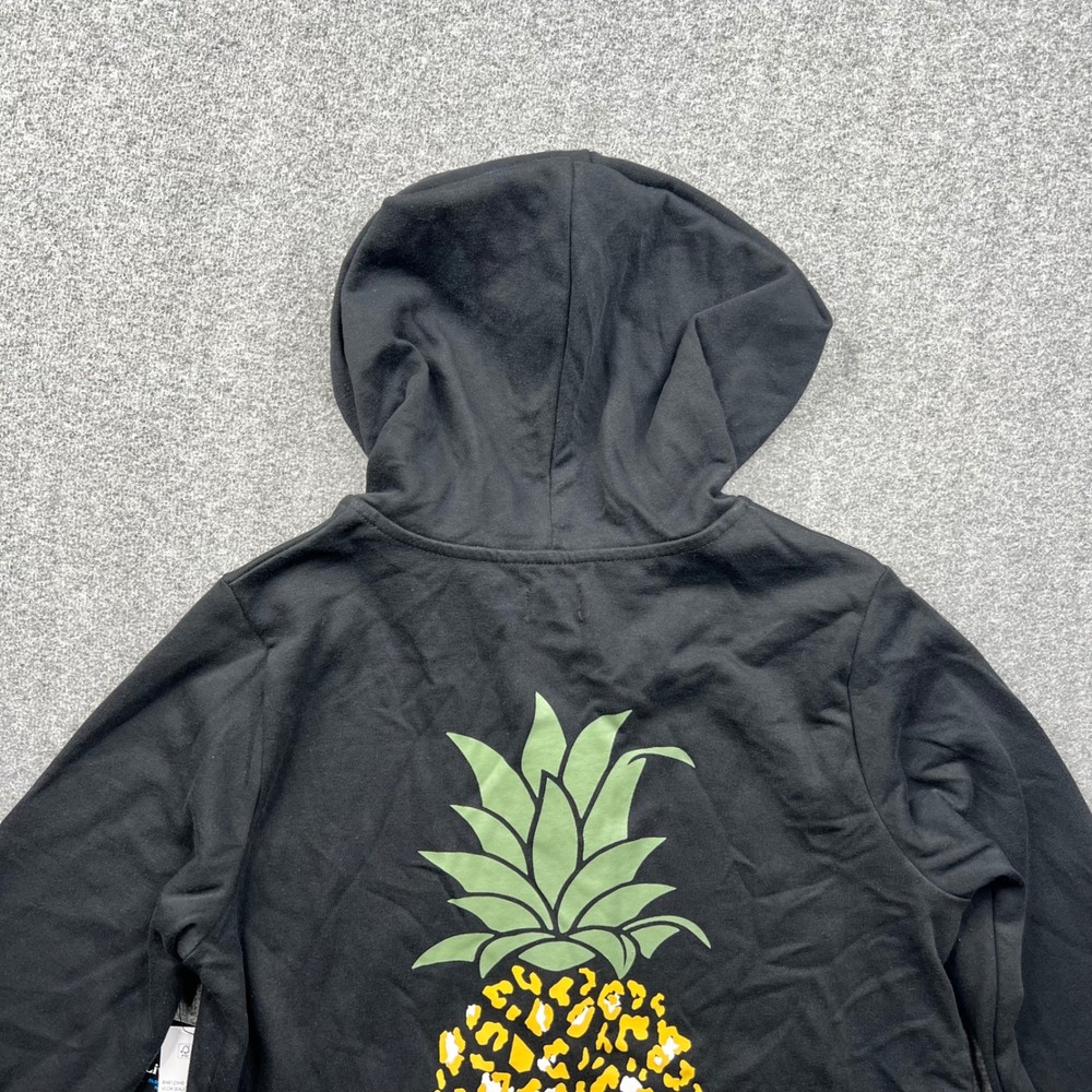 Volcom Sealed Hoodie Womens Medium Black Pineapple Hawaii Live Like Sion Zip Up - Picture 16 of 16